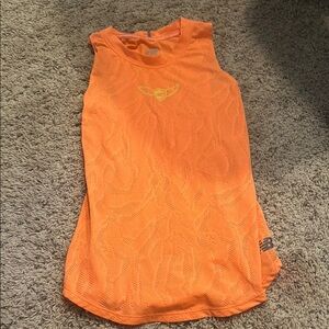 New Balance Orange Sleeveless Top